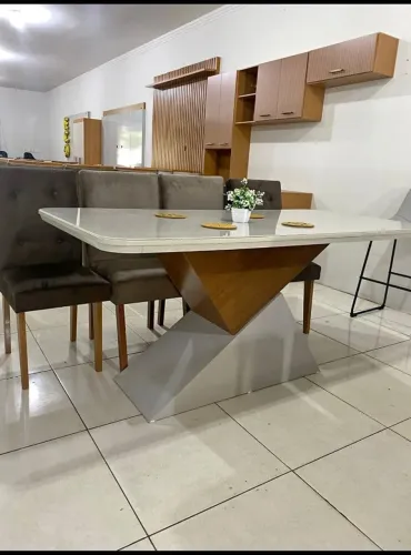 mesa de jantar 6 lugares- luxo