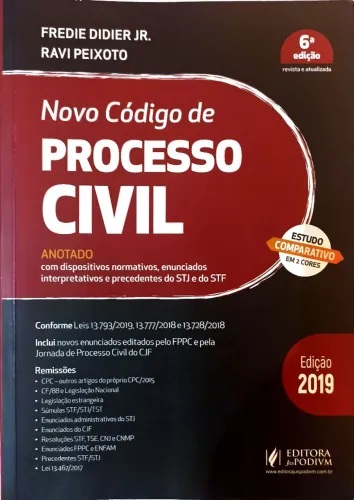 Livro de Direito " Código de Processo Civil anotado"