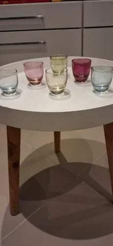 Jogo de Copos Coloridos para licor