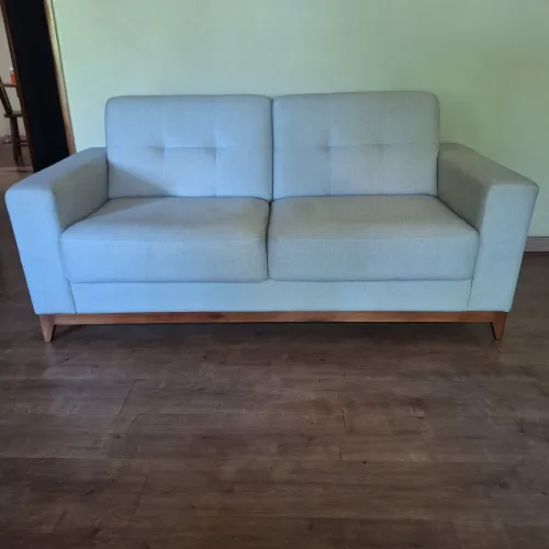 Sofá linho 2 lugares