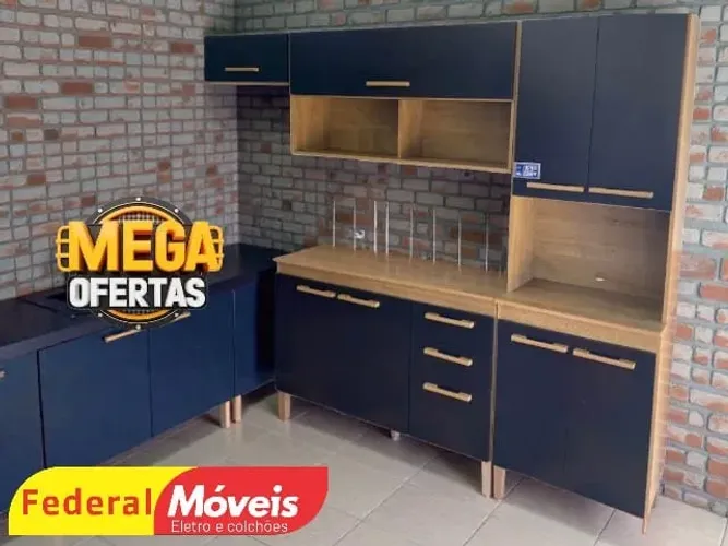 ARMARIO ALL BLACK DE COZINHA FAZEMOS ENTREGA