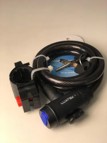 Cadeado antifurto para bicicletas e carrinhos e outros