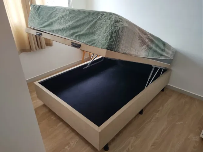 Baú Casal Bege Escuro