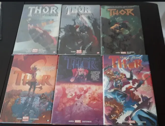 Coleção Thor Jason Aaron Marvel Now - HQs Capa Dura