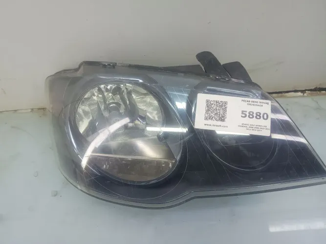 Farol Principal VW Golf 2009 a 2014 Direito Mascara Negra 