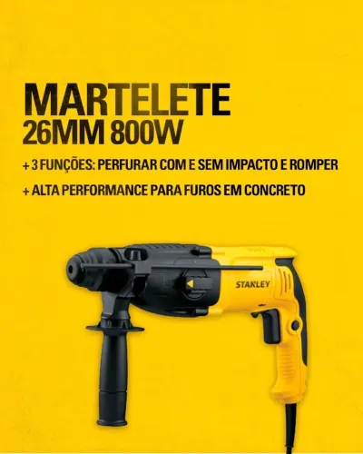 Marlete Perfurador - Profissional Stanley - Ferramentas com o melhor preço e parcelado