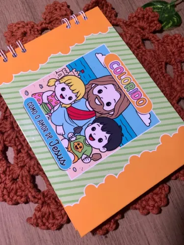 Caderno Colorido Como o Amor de Jesus