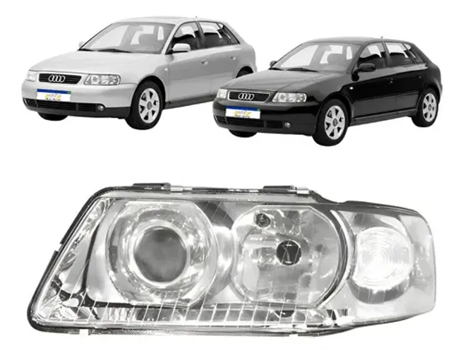 Farol Audi A3 1999 2000 2001 2002 2003 2004 2005 2006 L.e - Esquerdo/motorista