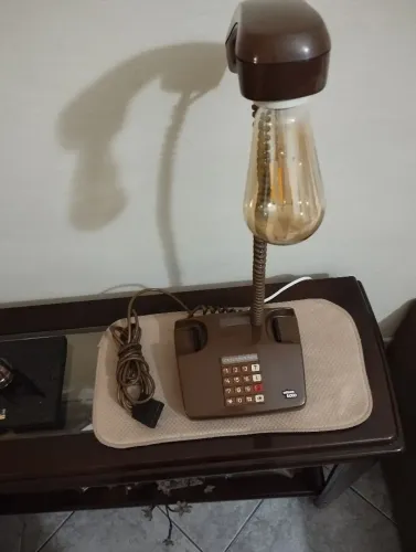 Luminária Decorativa de Telefone Design Retrô 