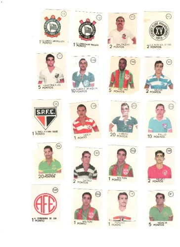 Figurinhas de Futebol anos 50/60