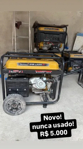Vendo Gerador Buffalo BFGE 8.000 plus - (NOVOS)