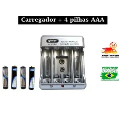 Carregador de Pilhas