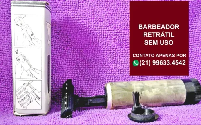 Antigo barbeador retrátil.