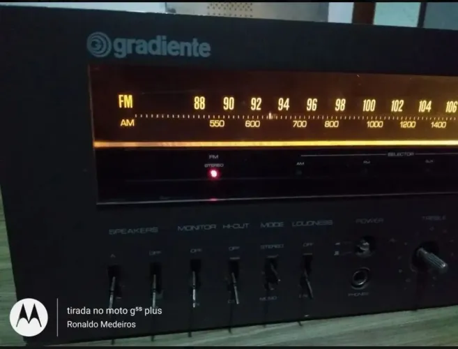 RECEIVER gradiente s125 ( sucata sem placa mãe)