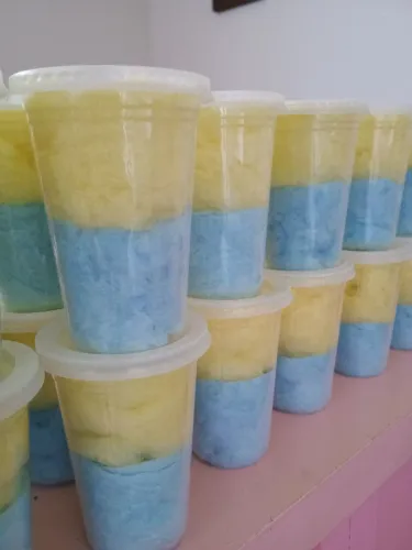 Algodão doce no pote- Delícia para Festas!