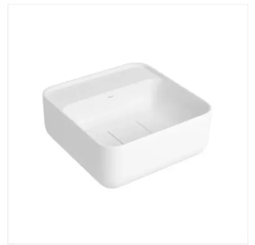 Cuba De Apoio Quadrada Com Mesa Slim Branco Deca 30 cm