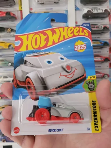 Quick Chat Toy Story Prata Temático Hot Wheels.