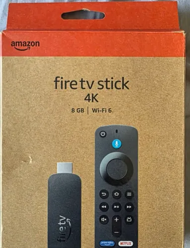 Fire TV Stick 4K - 8 GB - Wi-Fi 6 - Original - Lacrado