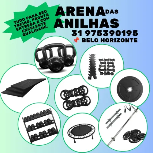 Anilhas halter para treino