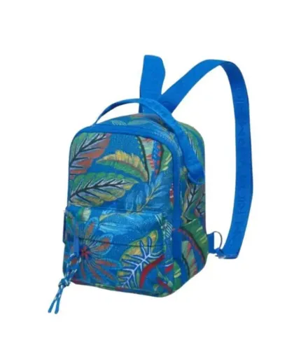 Mini Mochila Farm Coleção Me Leva Estampa Tapete de Tucano Borogodó