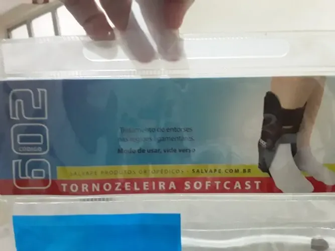 Tornozeleira Softcast para entorses