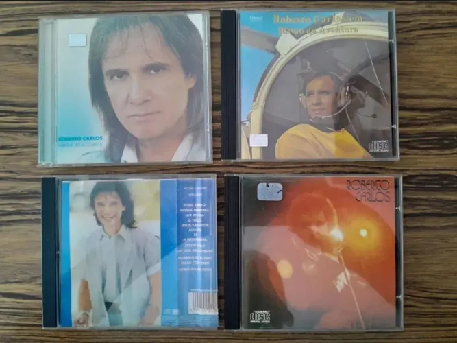 4 CDs música Roberto Carlos