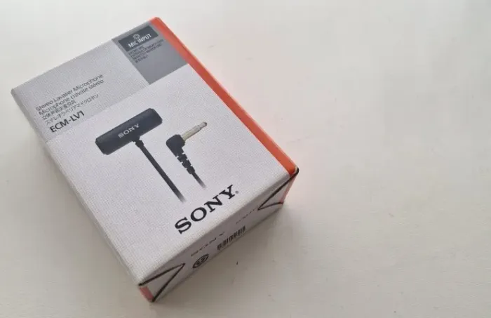 Microfone de lapela SONY ECM-LV1