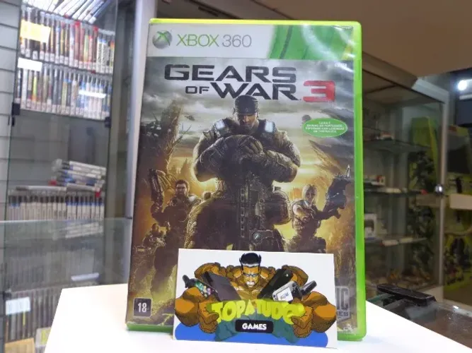 Jogo Gears of War 3 Xbox 360 Conservado