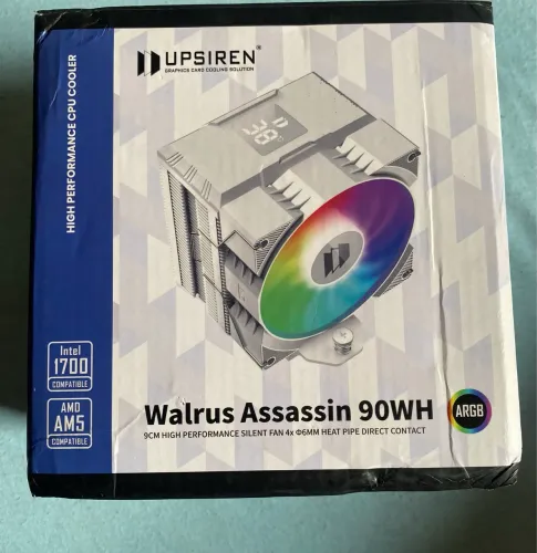 Air cooler Walrus assassin 90WH novo com telinha de temperatura e RGB controlável