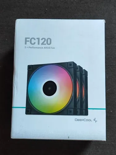 Kit Deepcool FC120 - 3 fans ARGB NOVO