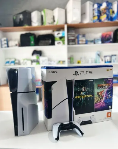 PS5 Slim c/ leitor com Garantia impecável 
