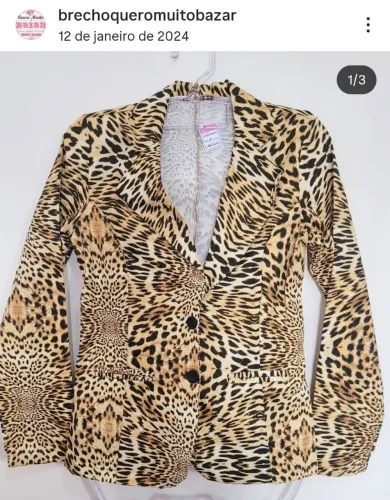 Blazer Onça Tam 38