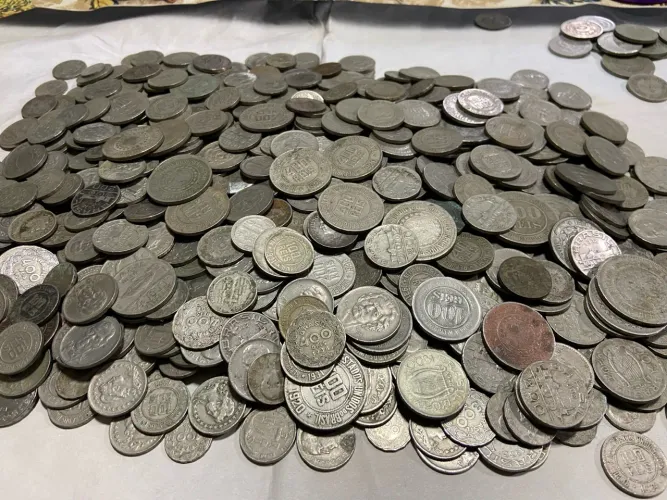 Moedas Antigas de níquel