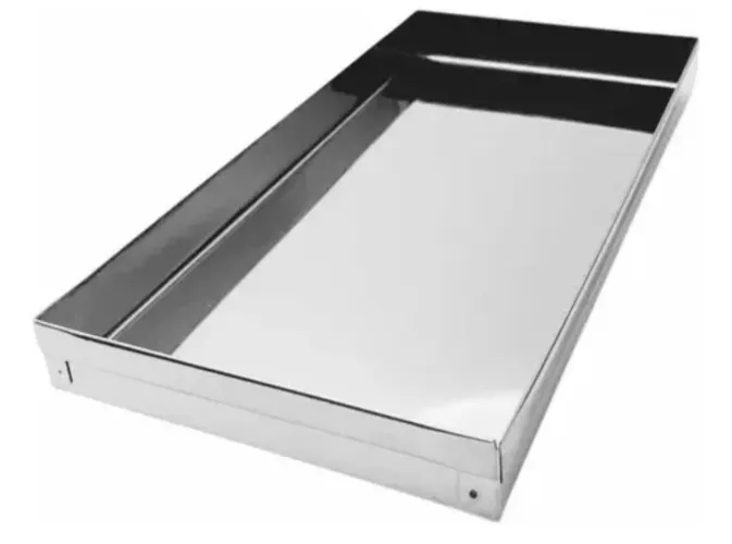 Bandeja aço inox 41 x 27 x 5