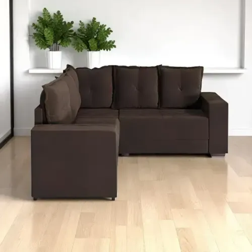 oferta Sofá de Canto Patricia Marrom