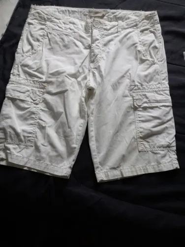 Bermuda branca masc. Calvin Klein