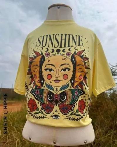 Camiseta boho feminina