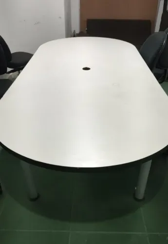 Mesa Reunião Madeira branca