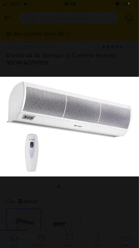 Cortina de ar 90cm - marca Springer