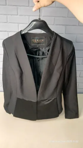 Casaco Blazer Preto Feminino Tam: P