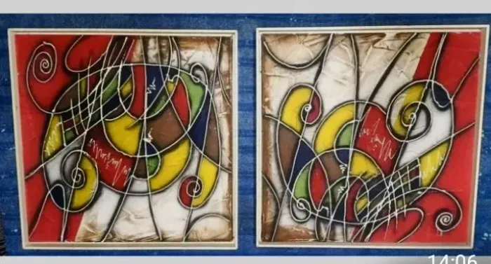 Quadros Abstratos Coloridos - Arte Moderna