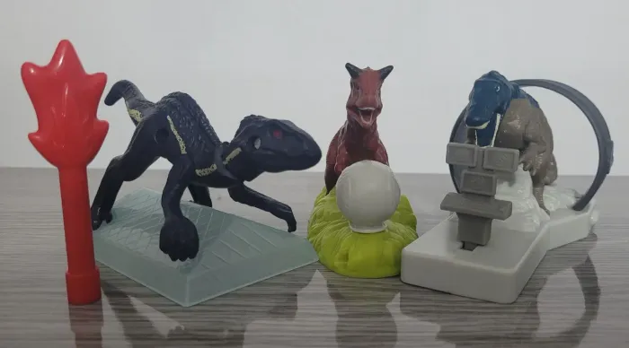 Coleção Jurassic World - Brinquedos McDonald?s (3 peças)