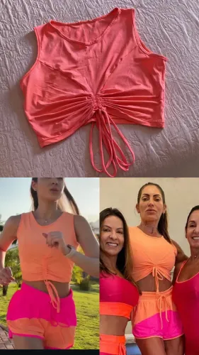 Regata de treino laranja PP