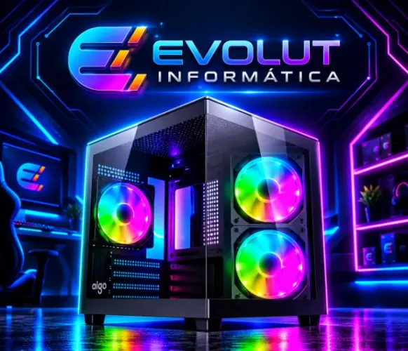 Gabinete Gamer Aigo em vidro, novo, lacrado com garantia!