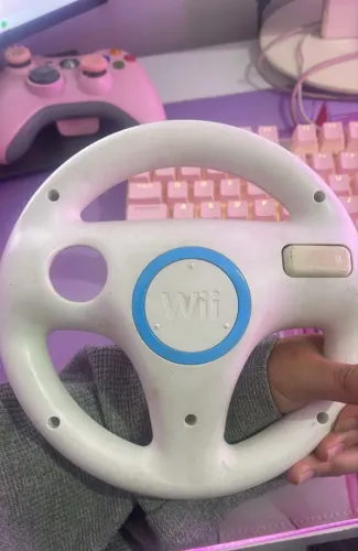 Volante Nintendo Wii E Wii U Para Wii Remote Branco (Usado)