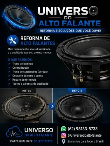 Conserto e Reforma de Alto Falantes