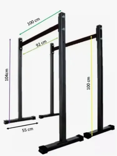 Remada Invertida 100 Cm Calistenia e Flexão Australiana