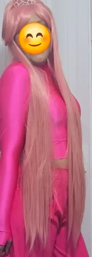 Lace nylon rosa ideal para cosplay