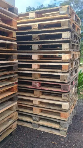 Auxiliar de produção para reforma e produção de pallets de madeira