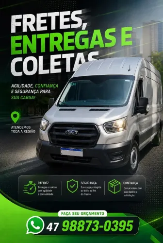 Fretes, mudanças,coletas e entregas